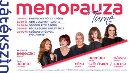 Menopauza turné 2026 plakát